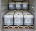 LABSA IBC totes loaded inside a truck for export shipment