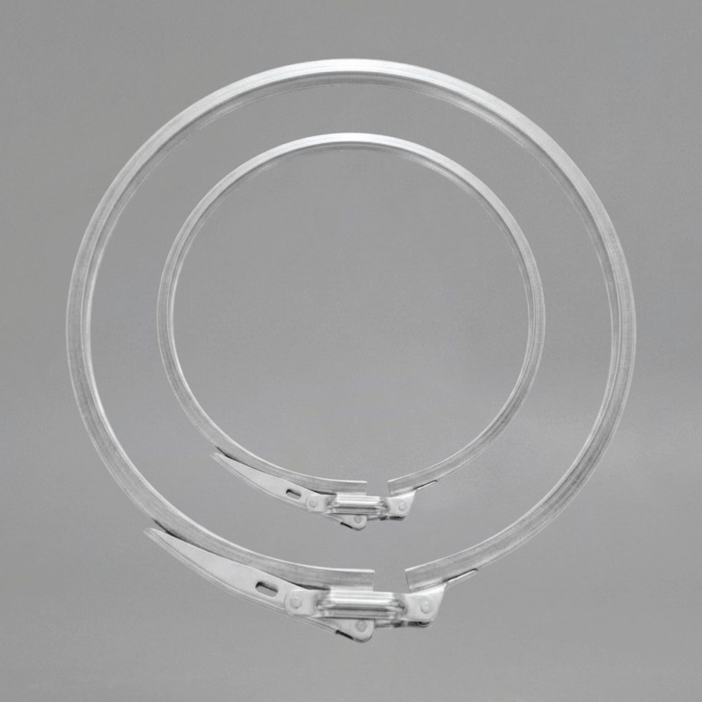 Metal lever locking ring closure for drums — view 2 — Nova Plus