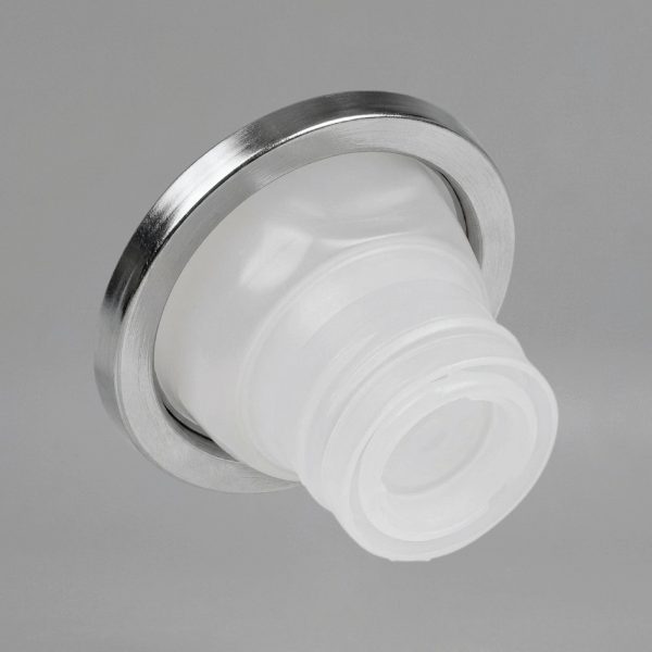 60 mm 60C crimp-on spout closure for metal tins — view 2 — Nova Plus