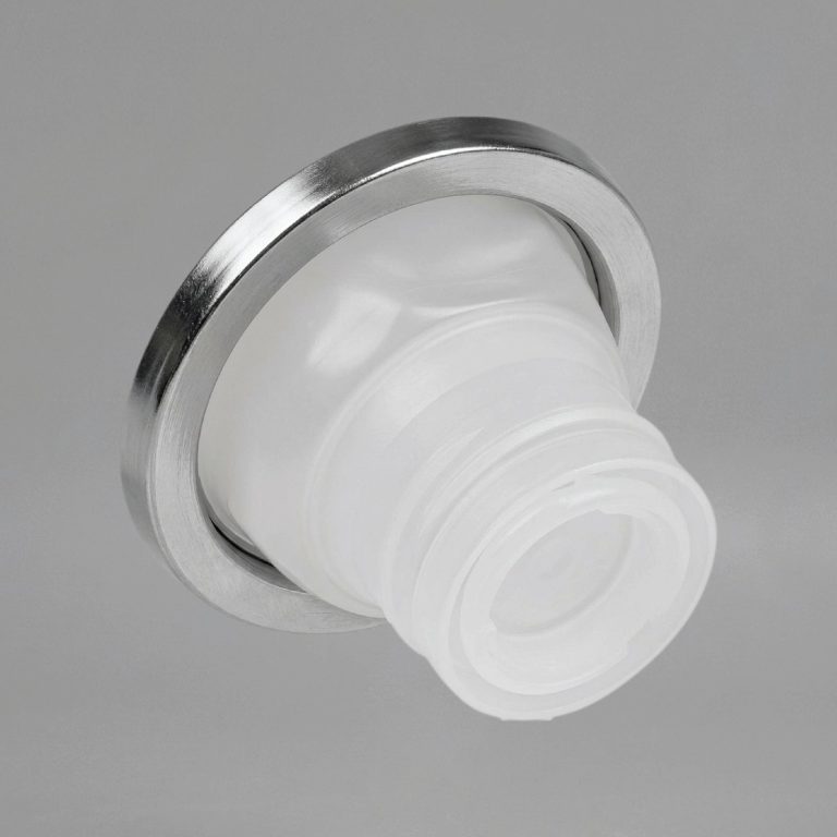 60 mm 60C crimp-on spout closure for metal tins — view 2 — Nova Plus
